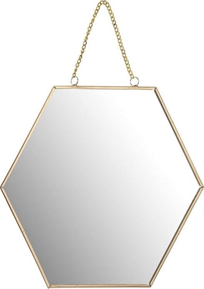 Picture of H&S Decoration Lustro z uchwytem plaster miodu zote