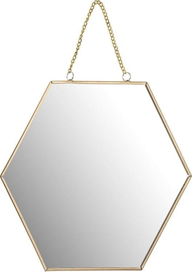 Picture of H&S Decoration Lustro z uchwytem plaster miodu zote