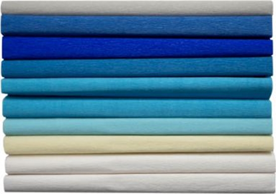 Picture of Happy Color Bibua marszczona 25x200cm mix tonacja niebieska 10szt.