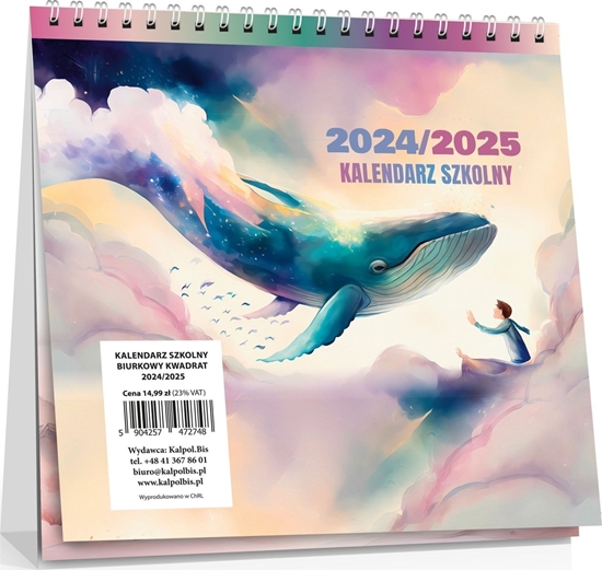 Изображение Harrows Kalendarz 2024-2025 szkolny Kwadrat