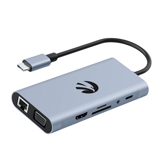 Picture of Hawk HW-HUB801 8in1 Adapter USB-C