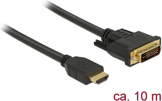 Изображение HDMI to DVI 24+1 cable bidirectional 10m, Delock