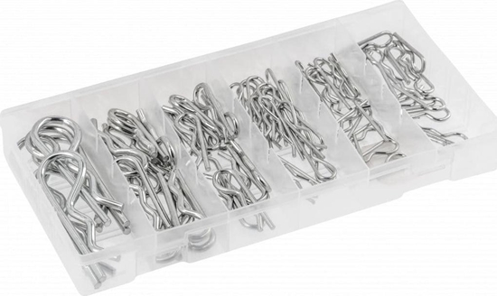 Picture of Högert Technik Zawleczki Zestaw Zawleczek Sprystych 150 Szt