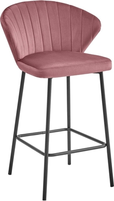 Изображение Hoker GATTA - ciemny ró aksamit / nogi czarne x 1