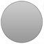Picture of Home Styling Collection Lustro okrge w metalowej ramce, Ø 55 cm