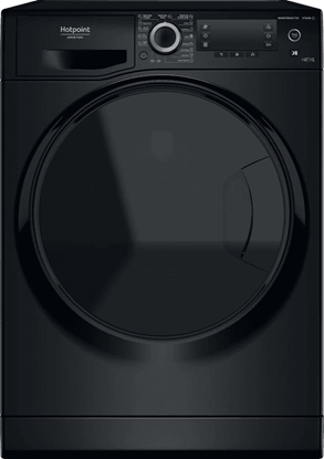 Picture of Suszarka do ubra Hotpoint Hotpoint Washing Machine With Dryer NDD 11725 BDA EE Energy efficiency class E, Front loading, Washing capacity 11 kg, 1551 RPM, Depth 61 cm, Width 60 cm, Display, LCD, Drying system, Drying capacity 7 kg, Steam function, Black