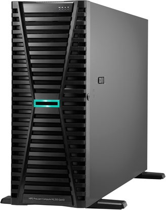Attēls no HPE ProLiant Compute ML350 Gen12 6515P 16c 1x64GB-R 8SFF MR408i-o 2x480GB SSD 2x1000W PS EU Server