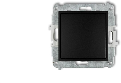 Изображение ICON Mechanizm cznika krzyowego (jeden klawisz bez piktogramu) czarny mat 12IWP-6.1