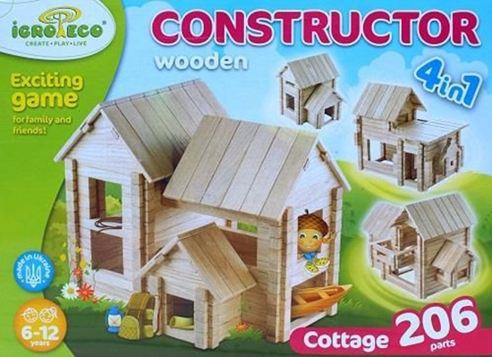 Изображение Igroteco Klocki Willa 4 w 1 206 czci - 199001