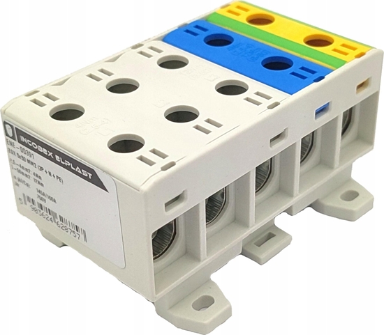 Изображение Incobex Listwa zaciskowa piciopolowa ZGX 5x50 mm2 (3P+N+PE) ENE-00391