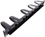 Picture of InLine InLine® 19" cable management panel, 5 plastic brackets removable, RAL 9005, black