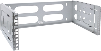 Picture of InLine InLine® 19" foldable rack, 4U, 24-40cm depth, grey