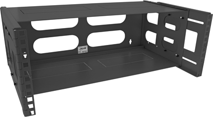 Picture of InLine InLine® 19" foldable rack, 4U, 24-40cm depth, with cover, black