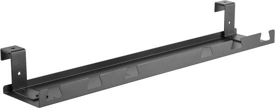 Picture of InLine InLine® Cable guide/shelf for under-table mounting, black