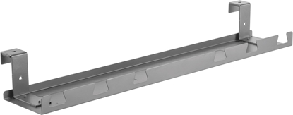 Picture of InLine InLine® Cable guide/shelf for under-table mounting, grey