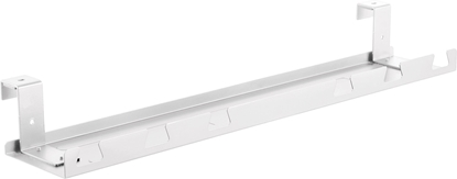 Picture of InLine InLine® Cable guide/shelf for under-table mounting, white