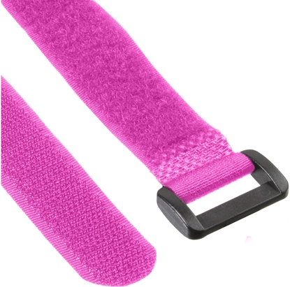Picture of InLine InLine® Cable Strips hook-and-loop 20 x 200mm 10 pcs. pink