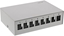 Attēls no InLine InLine® Desktop Consolidation Point Box 8x Keystone RJ45, metal, light grey RAL7035