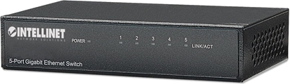 Picture of Intellinet 530378 tīkla pārslēgs Gigabit Ethernet (10/100/1000) Melns