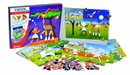 Picture of iOTOBO Magnetyczny gra, Savana Maxi, 4+