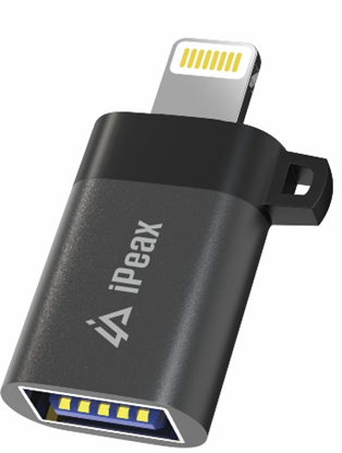 Attēls no iPeax Adapter OTG Lightning to USB-A