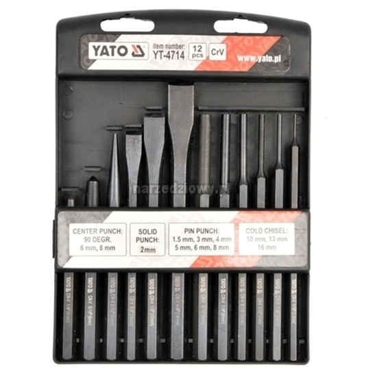 Picture of Yato Przecinaki i punktaki zestaw 12szt. YT-4714