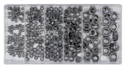 Изображение Yato Zestaw nakrtek nierdzewnych M3-M10 300szt. (YT-06772)