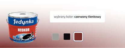 Изображение Jedynka Antykorozyjna farba do metalu czerwona tlenkowa NEOKOR 1L