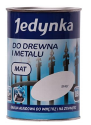 Изображение Jedynka Emalia alkidowa biay 0,9L