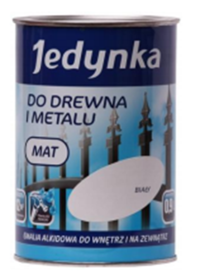 Изображение Jedynka Emalia alkidowa biay 0,9L