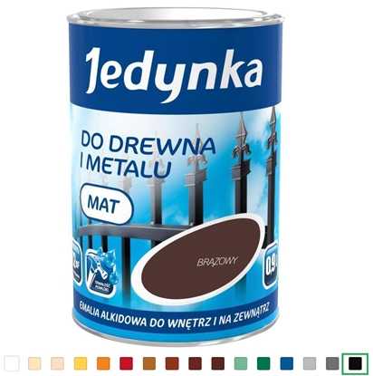 Изображение Jedynka Emalia alkidowa mat czarny 0,9L