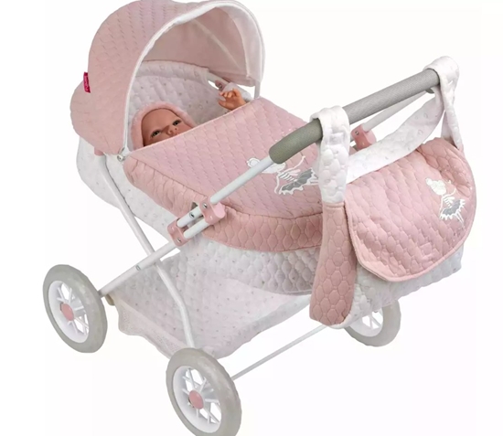 Изображение Joie Arias Balerina wózek dla lalek róowy 55 cm skadany z akcesoriami
