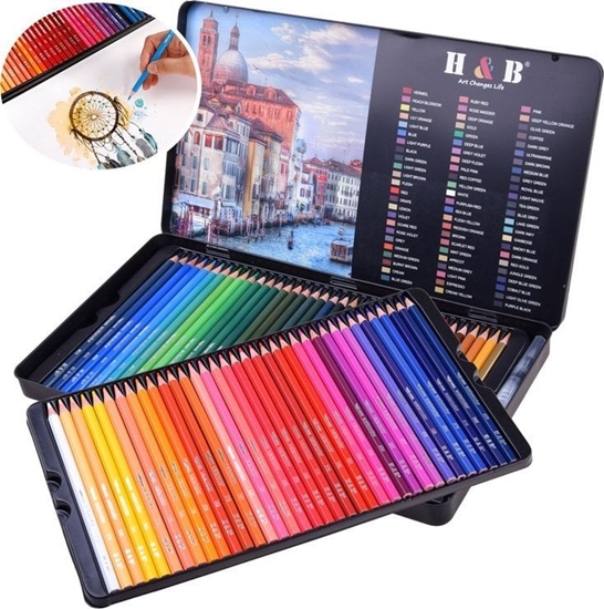 Picture of Jokomisiada Zestaw kredki akwarelowe 72 kolory etui AP0006