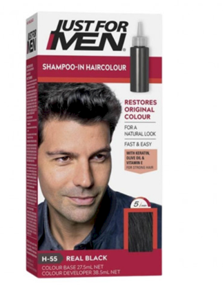Picture of Just For Men Gel Color H55 Natural Real Black