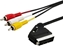 Изображение Kabel Savio Scart - RCA (Cinch) x3 2m czarny (SAVIO CL-133)