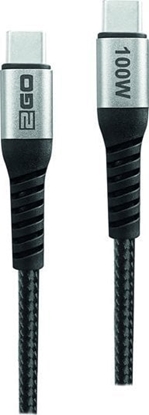 Picture of Kabel USB 2GO USB-C - USB-C 1.2 m Czarny (797510)