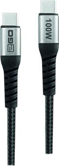 Picture of Kabel USB 2GO USB-C - USB-C 1.2 m Czarny (797510)