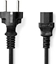 Picture of Kabel zasilajcy Nedis Nedis CEGL10030BK20 kabel zasilajce Czarny 2 m CEE7/7 C13 panel