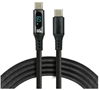 Picture of Kabelis ar LCD displeju | USB-C | 300 cm | Ātrā uzlāde 2.25A / 20V (45 W) | Power Delivery 2.0 | eve