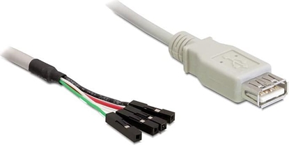 Изображение Kabelis USB 2.0 A F uz  PIN HEADER, Delock