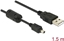 Изображение Kabelis USB miniB 4PIN M - USB2.0 AM 1.5m, Delock
