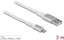 Attēls no Kabelis USB priekš iPhone™, balts, 3.0m, Delock