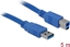 Picture of Kabelis USB3.0 A-B, M/M, 5.0m, zils, Delock