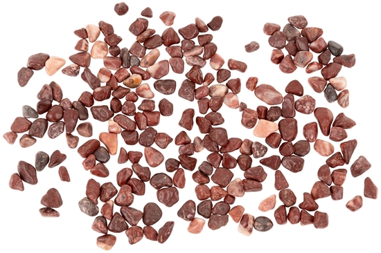 Picture of Kamienie polerowane Red Granite Pebble 8-12 mm do akwarium terrarium 10kg/OPAK