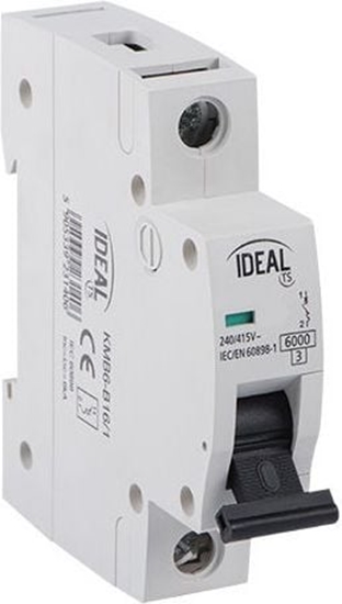 Изображение Kanlux Wycznik nadprdowy 1P B 1A 6kA KMB6-B1/1 (23175)