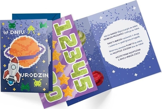 Picture of Karnet B6 Urodziny dziecice (wymienne cyfry) EDUKAMP