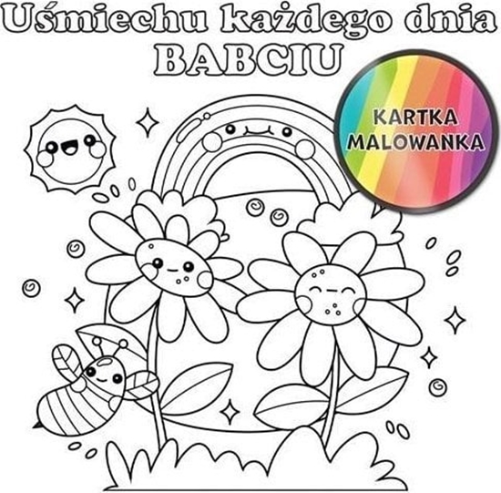Изображение Karnet KW Kolorowanka tcza Babcia