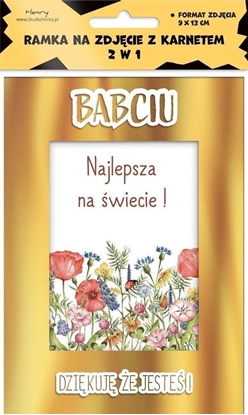 Picture of Karnet ramka Babcia ka