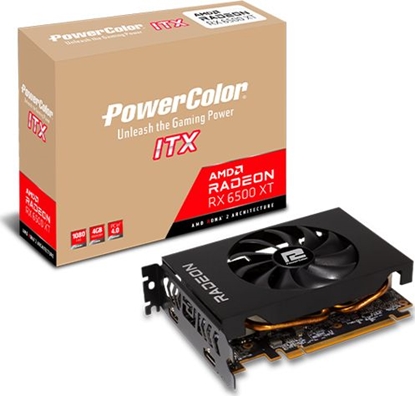 Picture of Karta graficzna Power Color Radeon RX 6500 XT 4GB GDDR6 (AXRX 6500XT 4GBD6-DH)