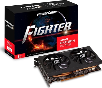 Picture of Karta graficzna Power Color Radeon RX 7600 Fighter 8GB GDDR6 (RX 7600 8G-F)